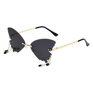 Butterfly Teardrop Dangle Sunglasses